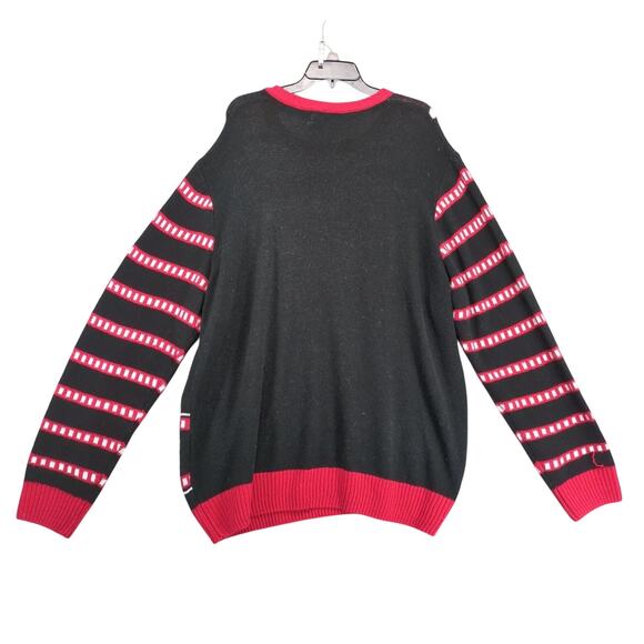 Nightmare Before Christmas Sweater Women's Plus Size 3XL Santa Jack Skellington - Picture 2 of 10